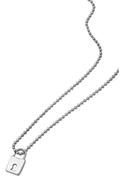 Kilit 925 Ayar Gümüş Erkek Kolye fiyatları