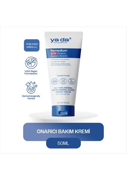 Remedium Cilt Onarıcı & Tahrişi Hafifletmeye Yardımcı Sos Yatıştırıcı Bakım Kremi