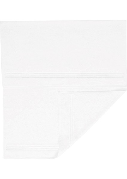 Trio Beyaz Pamuklu Banyo Havlusu 90X150 cm