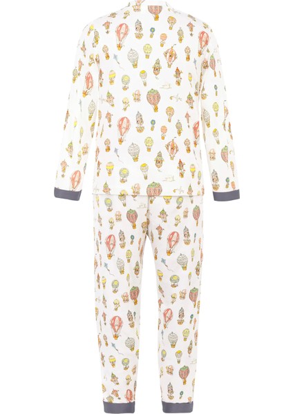 Desenli Unisex Çocuk Pijama Takımı fiyatları