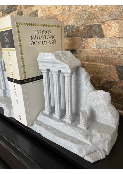 3D Antik Harabe Dekoratif Kitap Tutucu modelleri