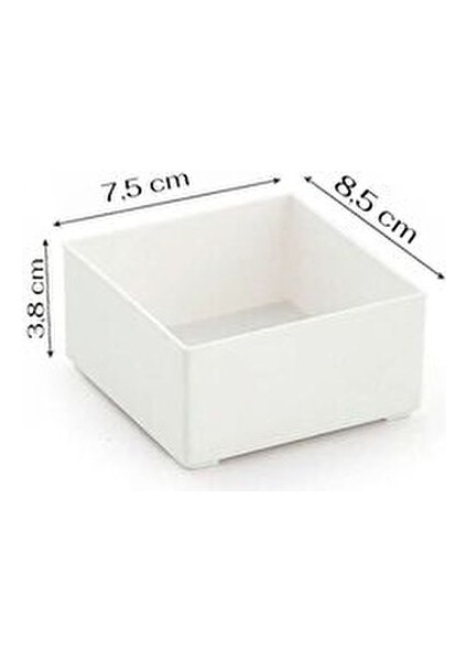 Tidy 4 Adet Mini Çekmece Organizer 3 Çekmeceli Çok Amaçlı Düzenleyici -Takı Hobi Aksesuar Organizeri