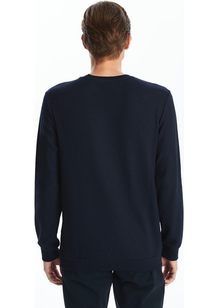 Yeni Sezon Bisiklet Yaka Uzun Kollu Erkek Sweatshirt fırsatları