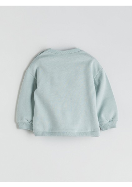 Yeni Sezon Bisiklet Yaka Erkek Bebek Sweatshirt ve Eşofman Alt 2'li indirimleri