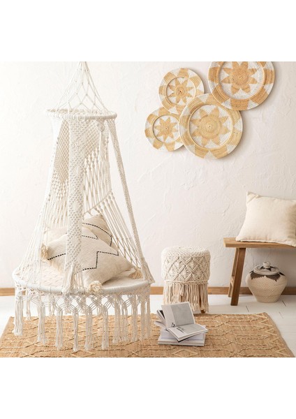 Mındı Beyaz Rattan Bahçe Salıncağı fiyatları