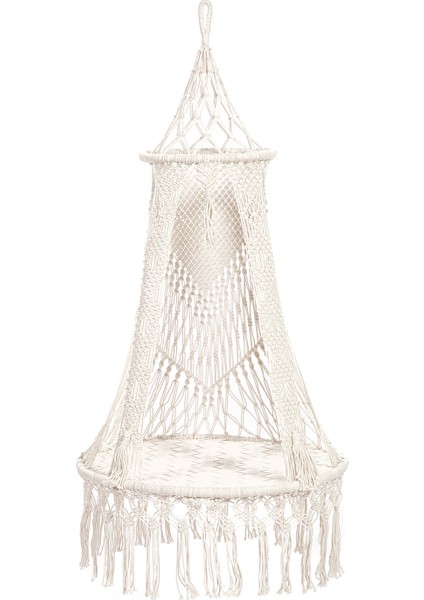 Mındı Beyaz Rattan Bahçe Salıncağı modelleri