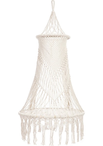 Mındı Beyaz Rattan Bahçe Salıncağı fırsatları