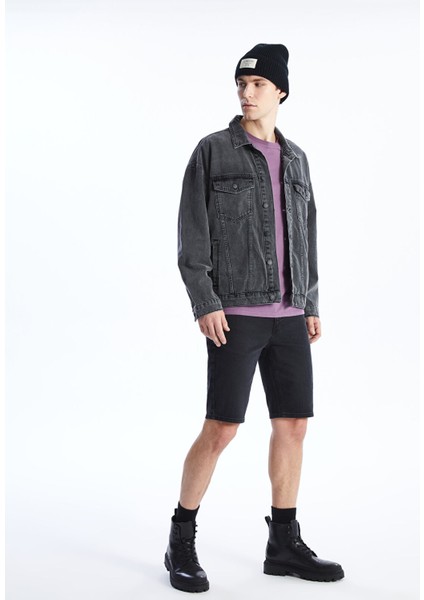 Yeni Sezon Süper Skinny Fit Erkek Jean Şort modelleri