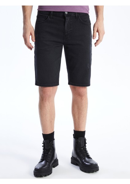 Yeni Sezon Süper Skinny Fit Erkek Jean Şort fırsatları