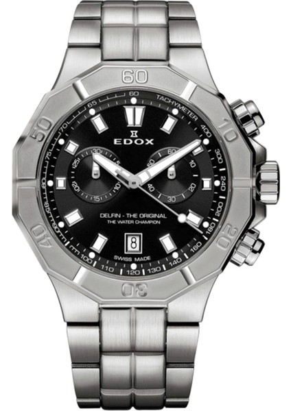 10113-3M-NIN Gri Çelik Erkek Kol Saati