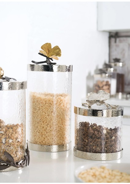 Butterfly Gingko Cam Kavanoz Xs