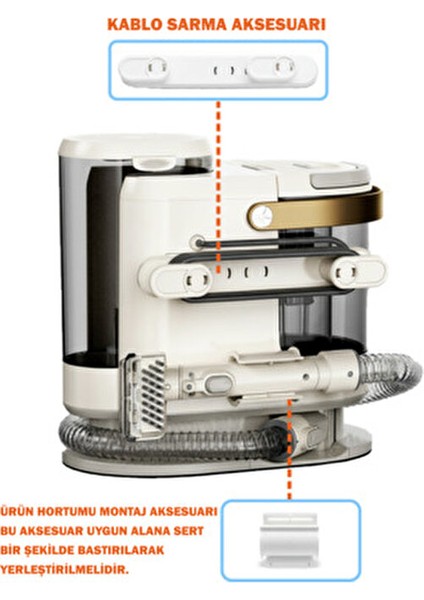 Halı ve Koltuk Yıkama Makinesi 600W Güç 18.000 Pa Emiş Gücü Leke Çıkartma Makinesi 4 Başlıklı fırsatları