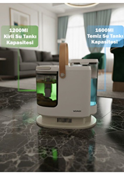 Halı ve Koltuk Yıkama Makinesi 600W Güç 18.000 Pa Emiş Gücü Leke Çıkartma Makinesi 4 Başlıklı