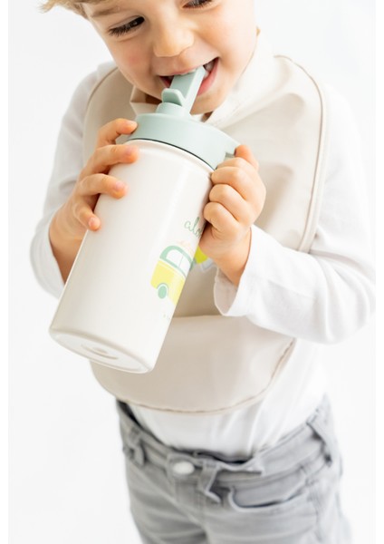 Ocean Mavi Paslanmaz Çelik Pipetli Termos Suluk 350 ml fırsatları