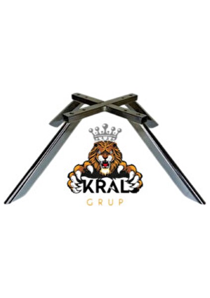 Berjer Ayağı Metal, Dört Bacaklı 23 cm Gold Kaplama Iki Adet Gönderim