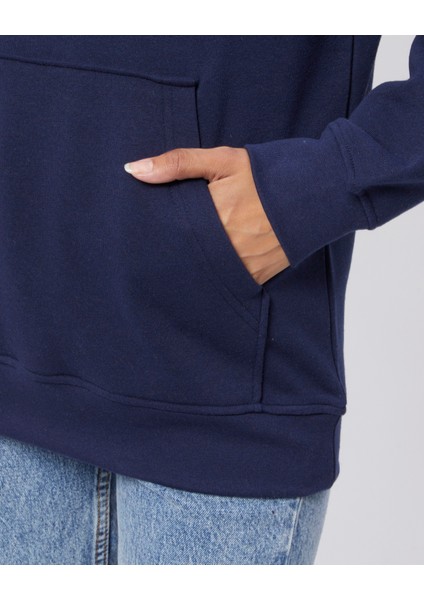 Mooncover Kadın Kapşonlu Kanguru Cepli Sweatshirt – Bordo fiyatları