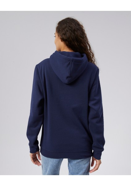 Mooncover Kadın Kapşonlu Kanguru Cepli Sweatshirt – Bordo fırsatları