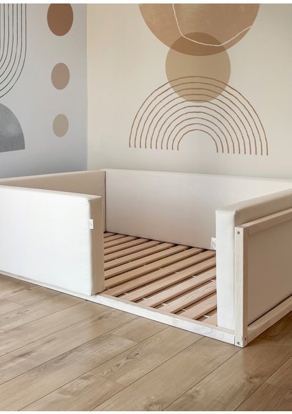 Montessori Floorbed Masif Dişbudak Bebek Yatak 90 x 190 cm fiyatları