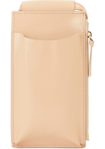 Kum Logo Detaylı Kadın Deri Telefon Çantası fırsatları