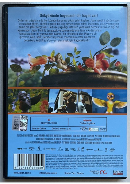 Çılgın Kuşlar DVD (Orijinal Dönem Baskı Dvd) fiyatları