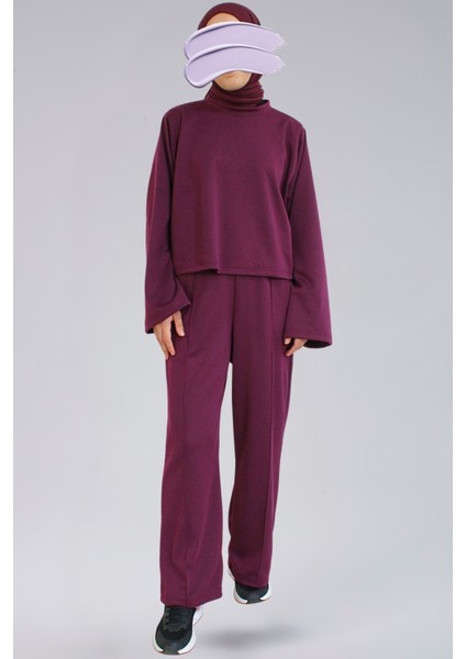 Mevsimlik Crop Pantolon Takım- Mevsimlik Kumaş Crop& Düz Paça Pantolon Kadın Takım fiyatları