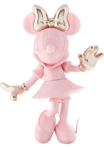 Minnie Welcome Pembe Gold Heykel