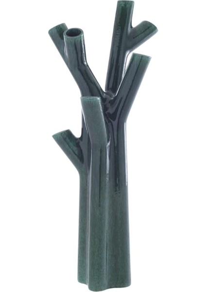Roseau Forest Green Seramik Büyük Boy Vazo