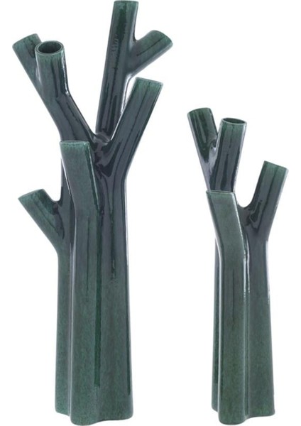 Roseau Forest Green Seramik Büyük Boy Vazo modelleri