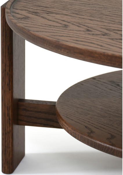 Vasso Koyu Meşe Ahşap Orta Sehpa modelleri