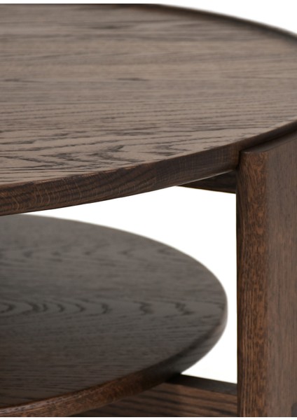 Vasso Koyu Meşe Ahşap Orta Sehpa indirimleri