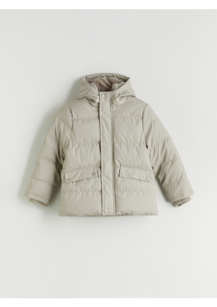 Yeni Sezon Kapüşonlu Erkek Çocuk Şişme Mont