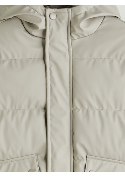 Yeni Sezon Kapüşonlu Erkek Çocuk Şişme Mont modelleri