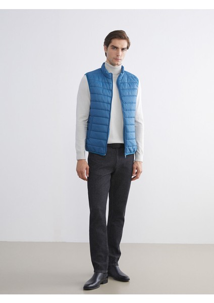 Yeni Sezon Standart Kalıp Dik Yaka Erkek Şişme Yelek fiyatları