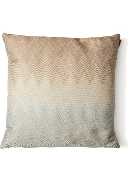 Bastia Bej Zikzak Desenli 40X40CM Dekoratif Yastık