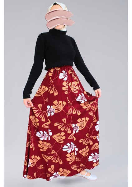 8 Parçalı Standart Beden Viskon Kumaş Kadın Uzun Etek- Namaz Eteği/ Günlük Kullanıma Uygun fırsatları