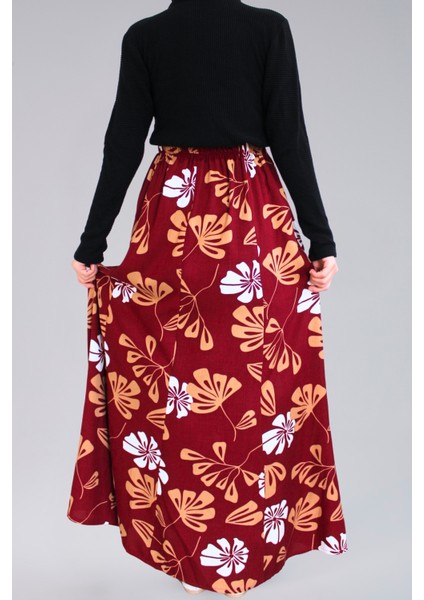 8 Parçalı Standart Beden Viskon Kumaş Kadın Uzun Etek- Namaz Eteği/ Günlük Kullanıma Uygun indirimleri