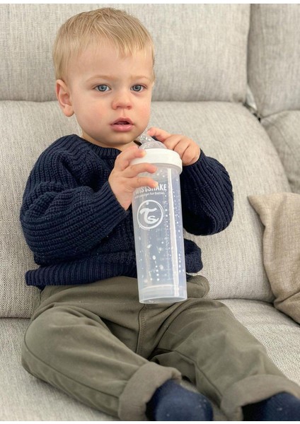 Beyaz Anti-Kolik Bebek Biberonu 330 ml fırsatları