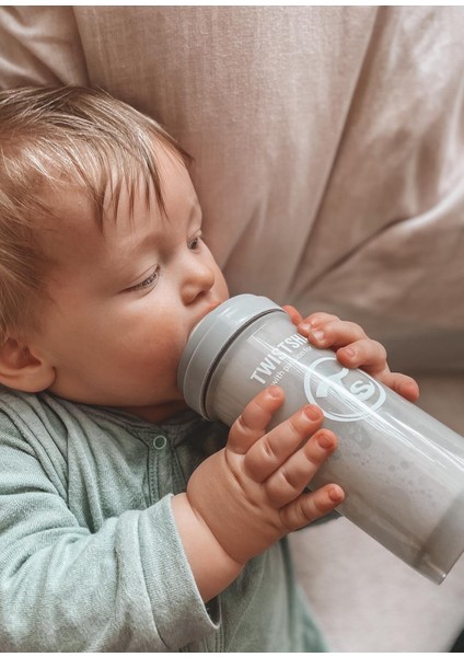 Gri 2+ Ay Anti-Kolik Bebek Biberonu 260 ml fırsatları
