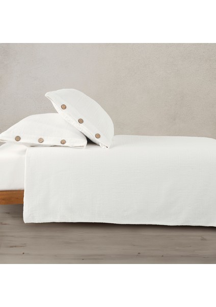 Riva Seer Sucker Kırık Beyaz Battal Boy Nevresim Takımı 220X240 modelleri