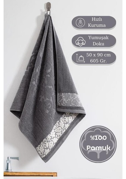 Pamuk Tekli Havlu Jakarlı Karna Premıum Stella - 50 x 90 fiyatları