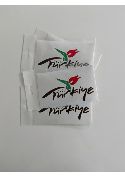 Türkiye Sticker Renkli Baskı Baskes 1 Adet 17X9 cm fiyatları