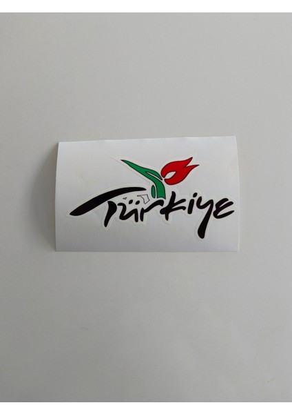 Türkiye Sticker Renkli Baskı Baskes 1 Adet 17X9 cm fırsatları