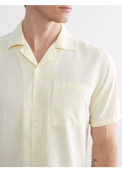 Yeni Sezon Regular Fit Resort Yaka Kısa Kollu Erkek Gömlek modelleri