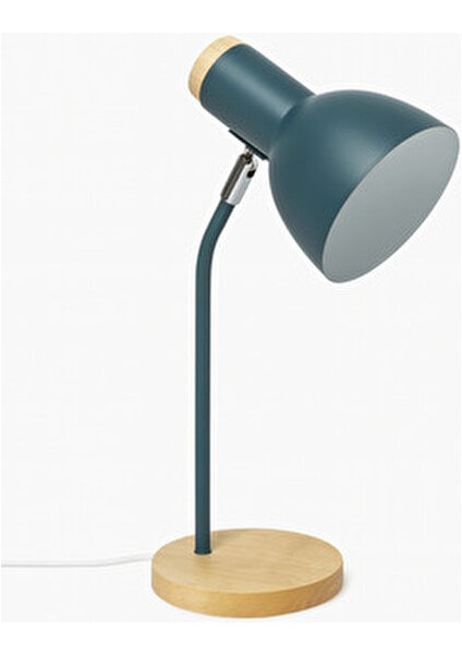 Ahşap Nordic Derin Yeşil Masa Lambası modelleri