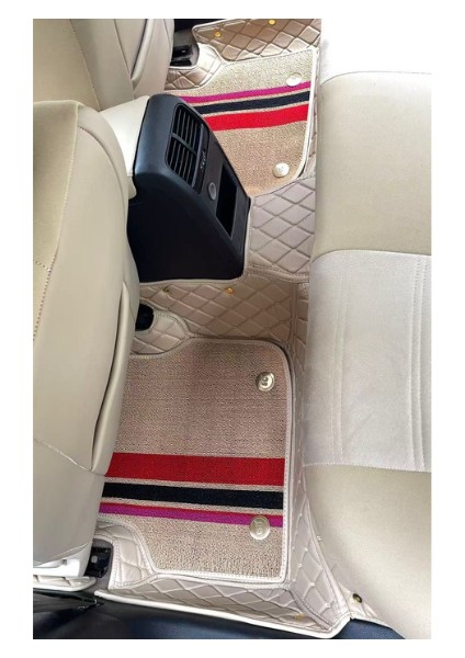 Volkswagen Jetta 2011-2019 Arası Aracına Özel 8d Çift Katmanlı Havuzlu Papspas Takımı (Bej Takım) modelleri