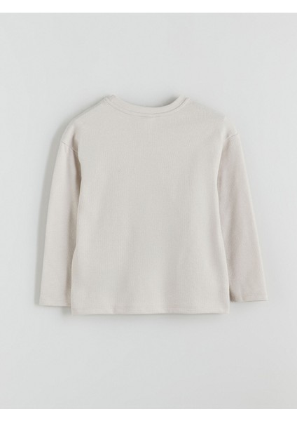 Yeni Sezon Bisiklet Yaka Baskılı Uzun Kollu Erkek Çocuk Tişört indirimleri