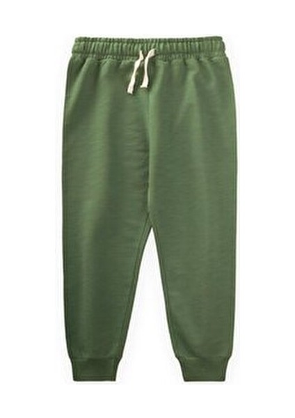 Mevsimlik Basic Eşofman 2-10 Yaş Yağ Yeşili