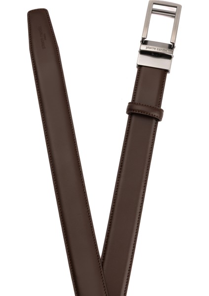 Kahve Deri Otomatik Tokalı Erkek Kemeri (En 3,5 Cm) PCOTM01K2T fırsatları