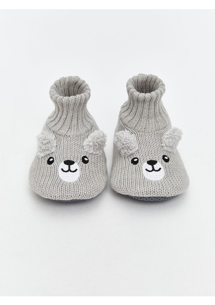 Yeni Sezon Nakışlı Erkek Bebek Çoraplı Ev Ayakkabısı modelleri
