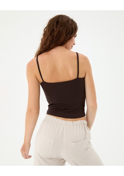 Kahverengi Basic Askılı Atlet fiyatları